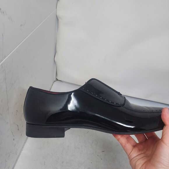 Christian Louboutin Black Patent Lafitte On MENS Loafer - Picture 7 of 10